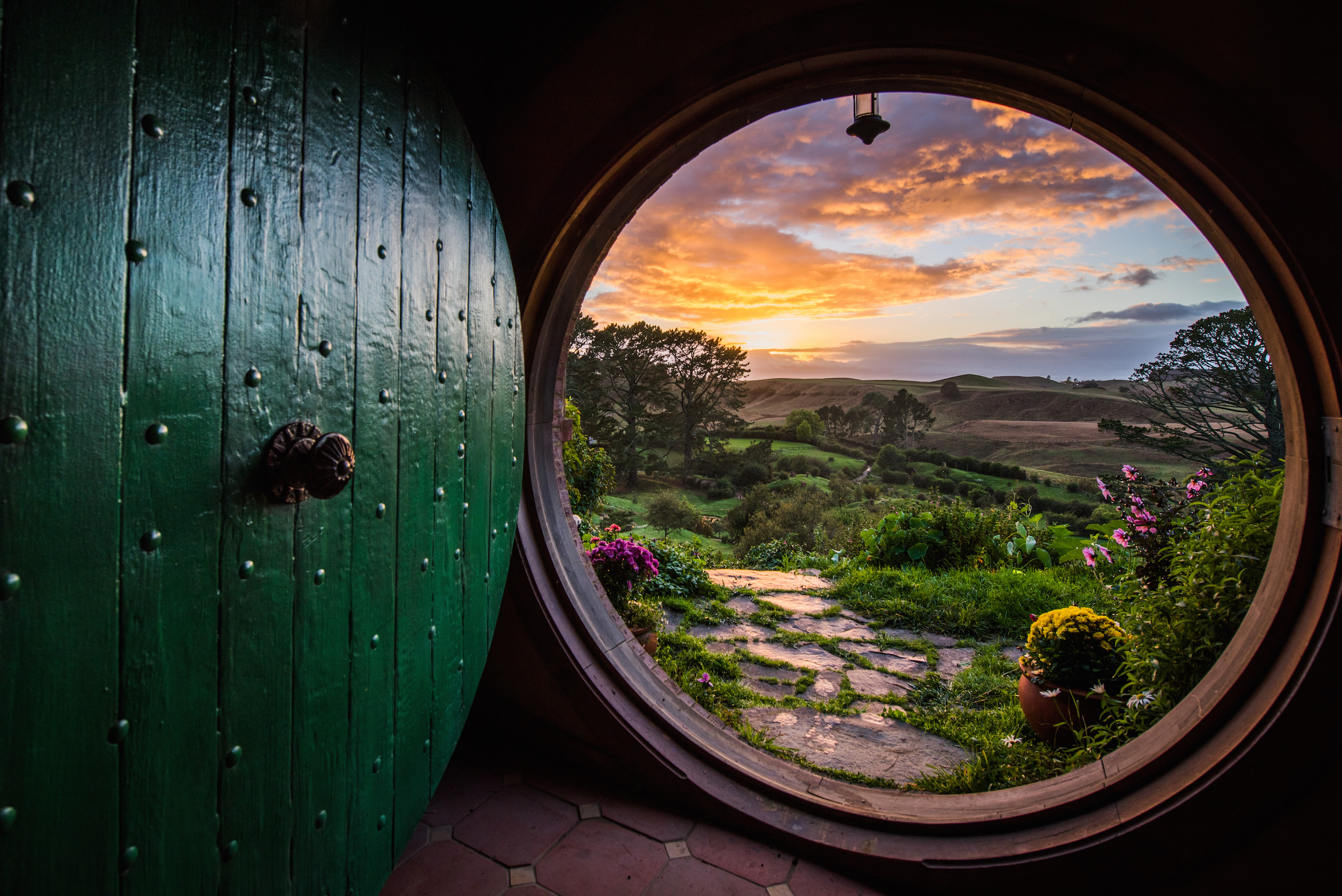 Hobbiton Movie Set